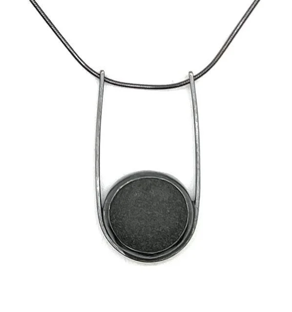 Classic Gemstone Pendant Necklace-U Rock Pendant