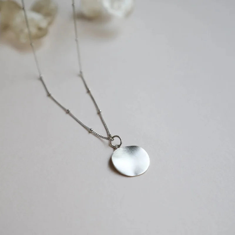 Designer Necklace for Weddings-'Luna' Pendant Necklace