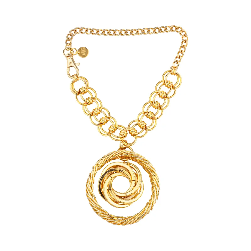 Dainty Gold Chain Necklace-ELECTRO WAVE NECKLACE