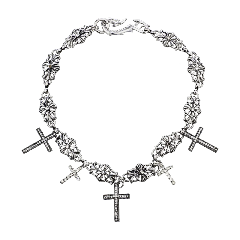 Elegant Diamond Necklace-GOSPEL NECKLACE