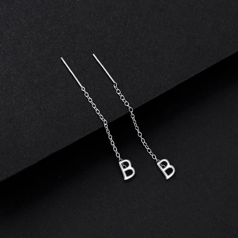 Letter B Single [White and Gold]