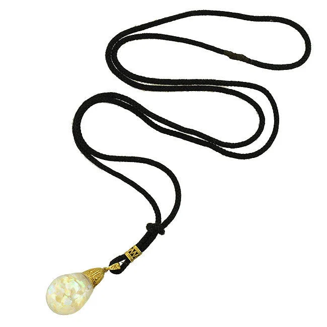 Gold Infinity Necklace-Retro 14kt Floating Opal Ball Necklace