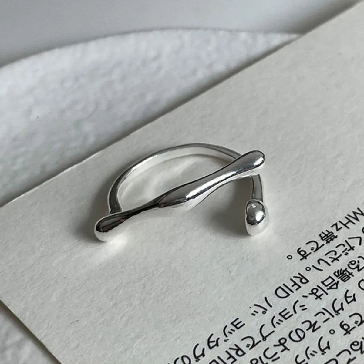 Shaped Ring-Silver