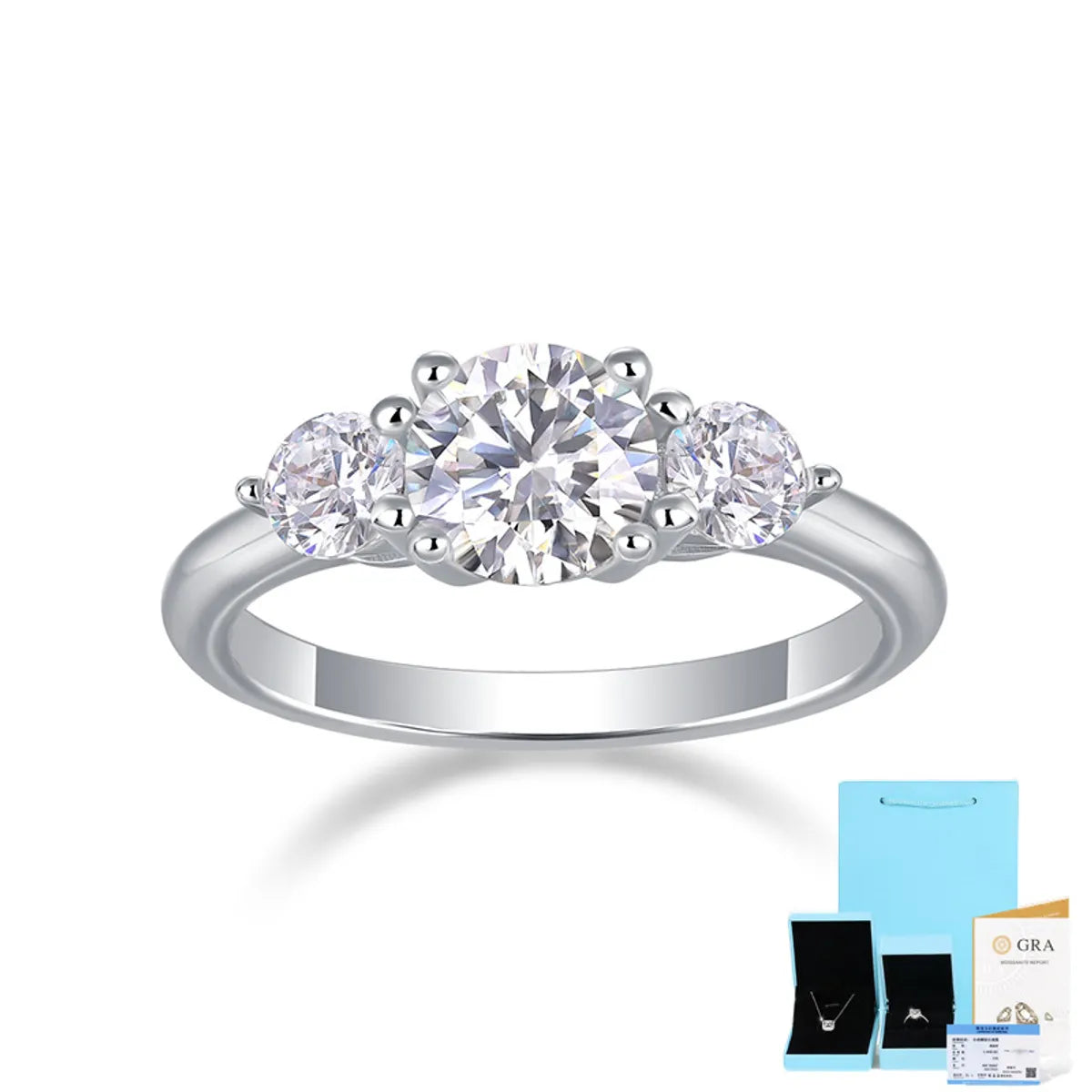 Moissanite 1ct (Including Gift Box Certificate)