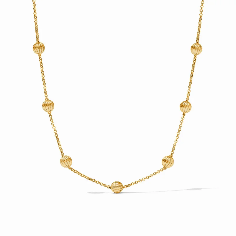 Trendy Layered Necklace-Cirque Delicate Station Necklace