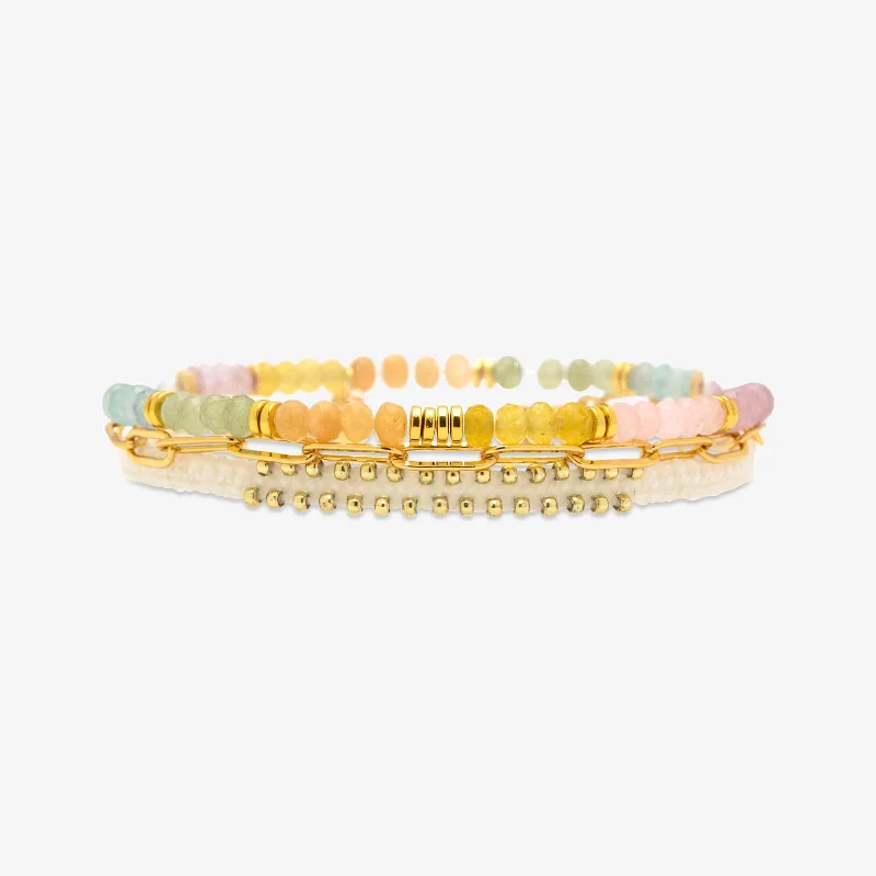 Beaded Wrist Bracelet-Ombre Crush Style Pack