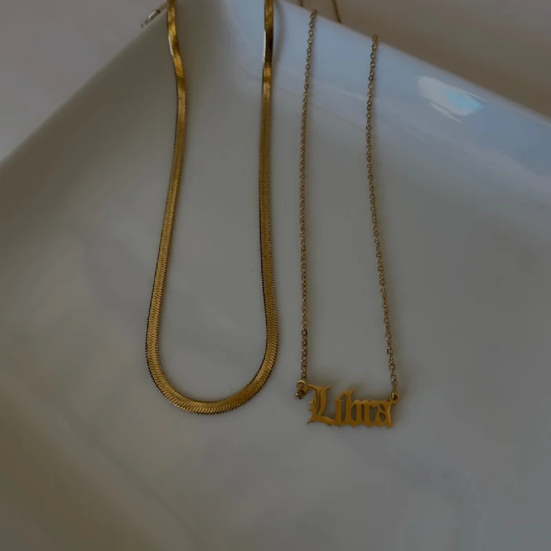 Long Gold Necklace-Smooth Snake Chain Necklace