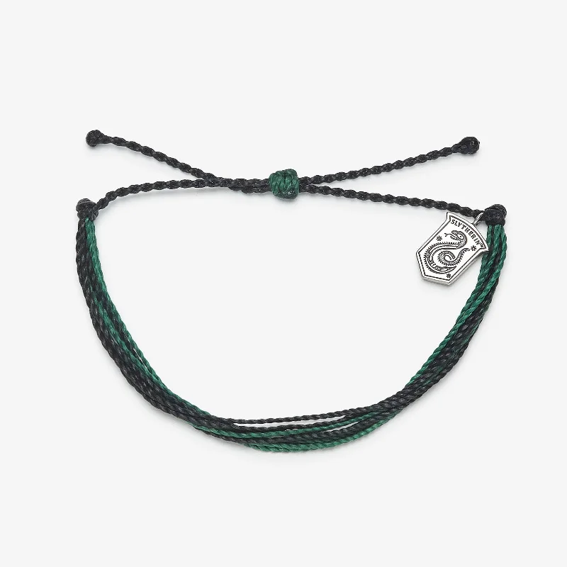 Unique Gemstone Bracelet-Original Slytherin™ Charm Bracelet