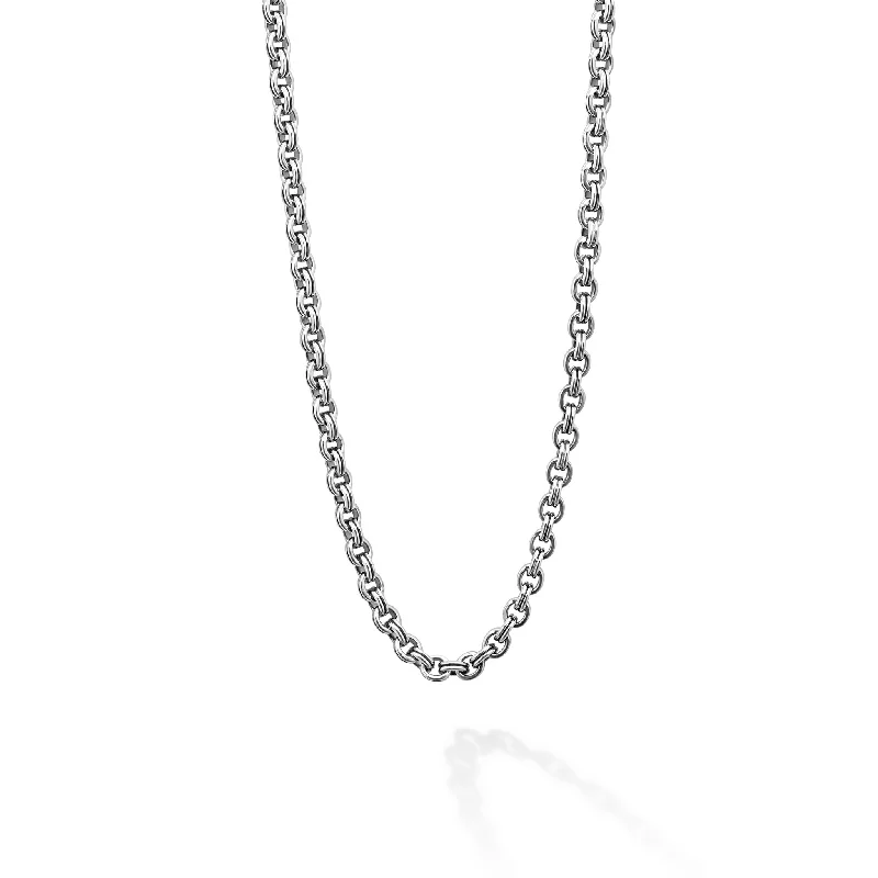 Delicate Gold Necklace-Anthem Double Link Chain Necklace | 4mm