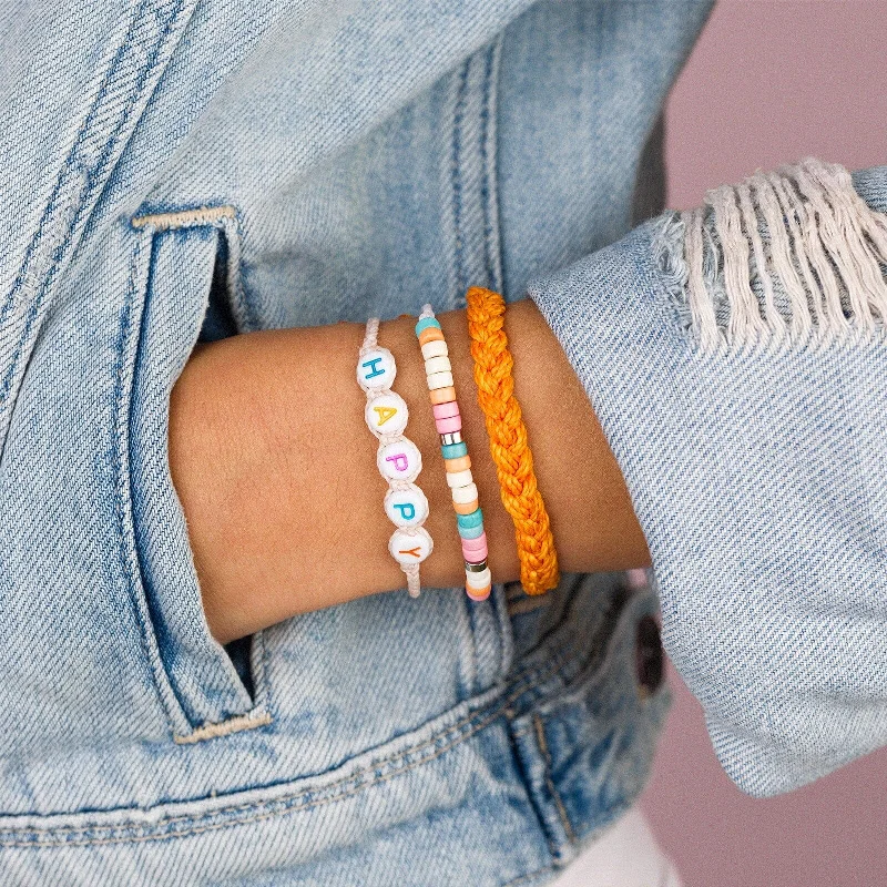 Gemstone and Gold Bracelet-Happy Feeling Pack